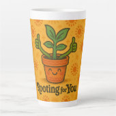 Rooting for You カフェラテマグ (正面)