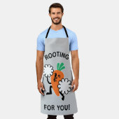 Rooting For You – 明るいニンジンのエプロン エプロン (着用した状態)