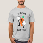 Rooting For You - Carrot Cheleader Tシャツ (正面)