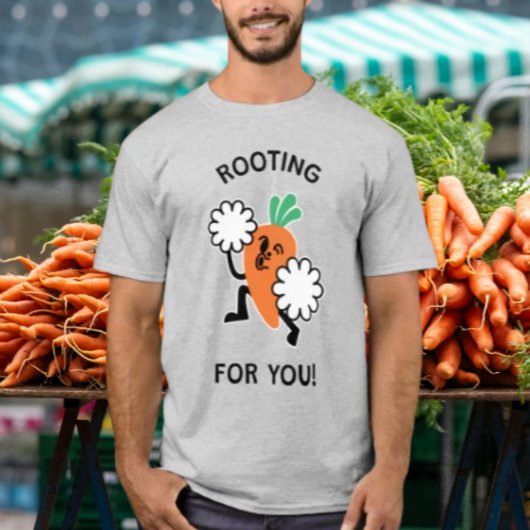 Rooting For You - Carrot Cheleader Tシャツ