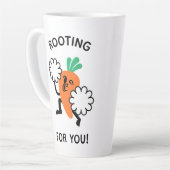 Rooting For You – Cheerful Carrot Latte Mug カフェラテマグ (左アングル)