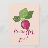 Rooting for you encouragement Card  (正面)