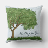 Rooting For You Pillow for Chronic Illness Support クッション (裏面)