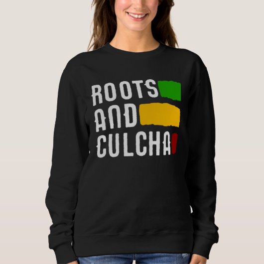 Roots And Culcha Rasta Colors Reggae スウェットシャツ (正面)