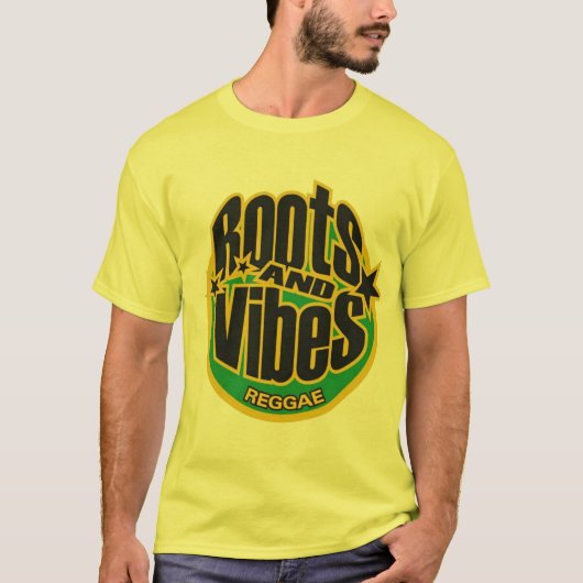 Roots And Vibes Reggae camiseta Tシャツ (正面)