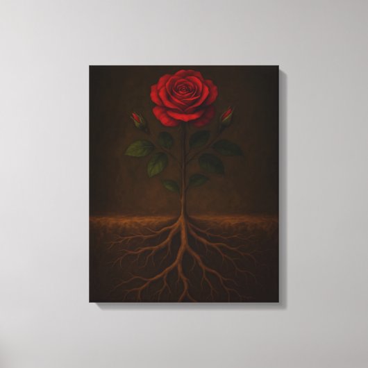 Roots Before Bloom Canvas Print キャンバスプリント (正面)