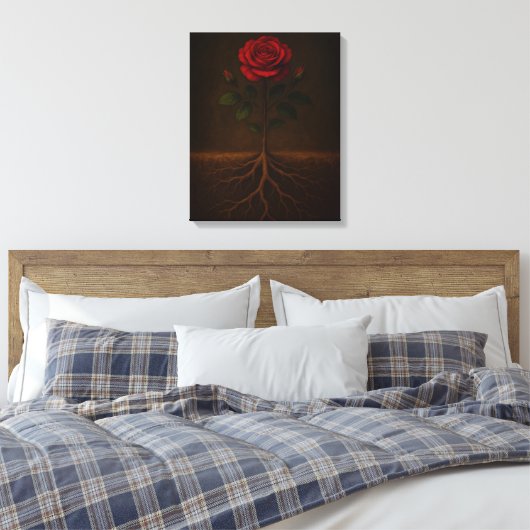 Roots Before Bloom Canvas Print キャンバスプリント (インサイチュ (寝室))