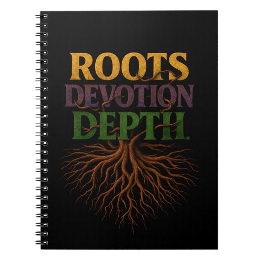 Roots Devotion Depth  ノートブック (正面)