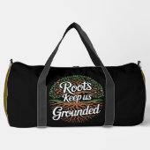 Roots Keep Us Grounded Tree ダッフルバッグ (正面)