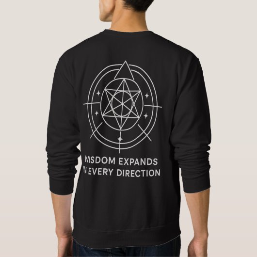 Roots of Wisdom Sweatshirt スウェットシャツ (裏面)