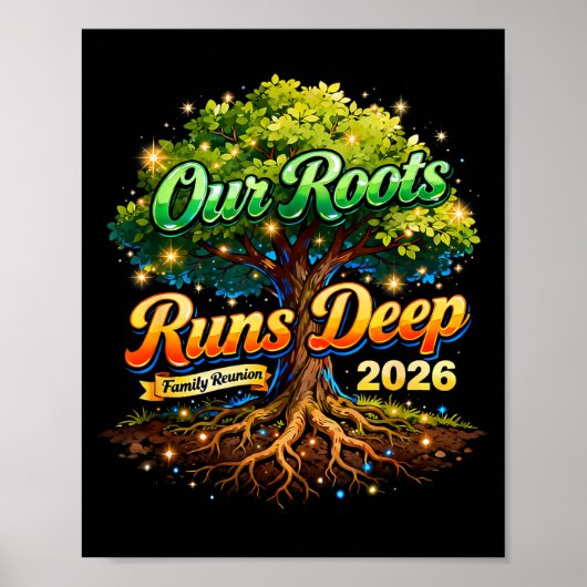 Roots Run Deep ファミリーリユニオン 2026 思い出 ポスター (正面)