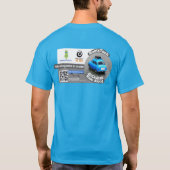 RootsTech Ride Along Partners Tシャツ (ティールブルー) (裏面)