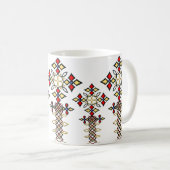 RootzエチオピアのMeskelの十字のクラシックなマグ コーヒーマグカップ (正面右)