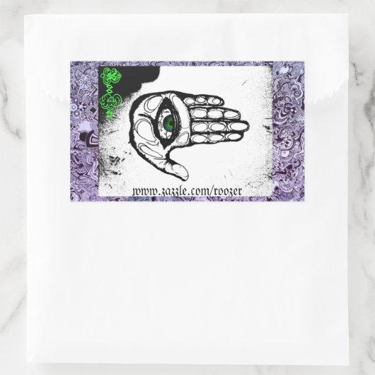 RooZerスタンプ 長方形シール (バッグ)