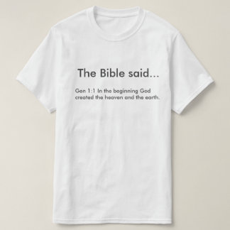 Ropa con versículos de la biblia tシャツ