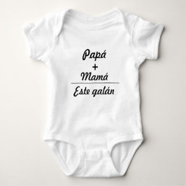 Ropa para bebes papá + mamá igual a este galán ベビーボディスーツ