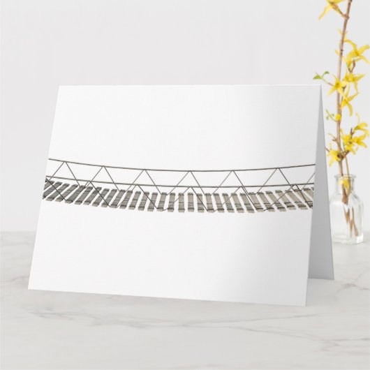 Rope Bridge カード (黄色い花)