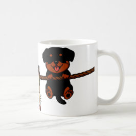 Rope Buddies: Calico Cat, Siamese Acrobat & Happy  コーヒーマグカップ