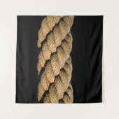 Rope cord woven leash knitting タペストリー (正面(横))