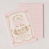 Rope Cowgirl Birthday Invitation 招待状