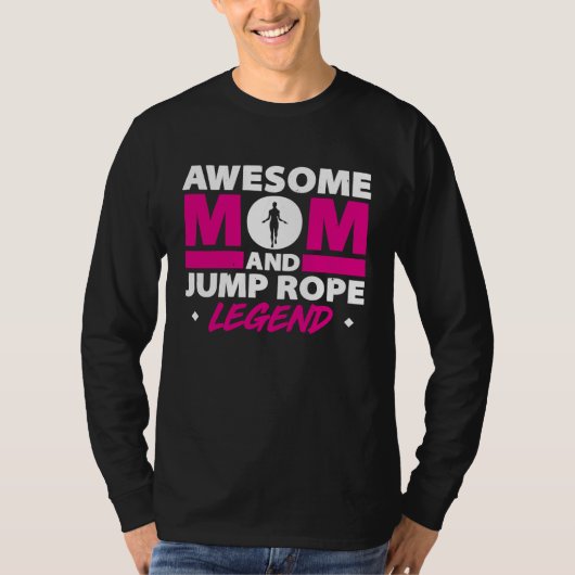 Rope Jumping For Skipping Rope Hopper Jump Rope Fi Tシャツ (正面)