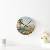 Roraimaの砂岩山の驚くべき範囲 ラウンド壁時計 (ホーム)