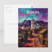 Røros Mining Town Norway ポストカード (正面/裏面)