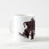 Rorschachのしみ4 コーヒーマグカップ (正面左)
