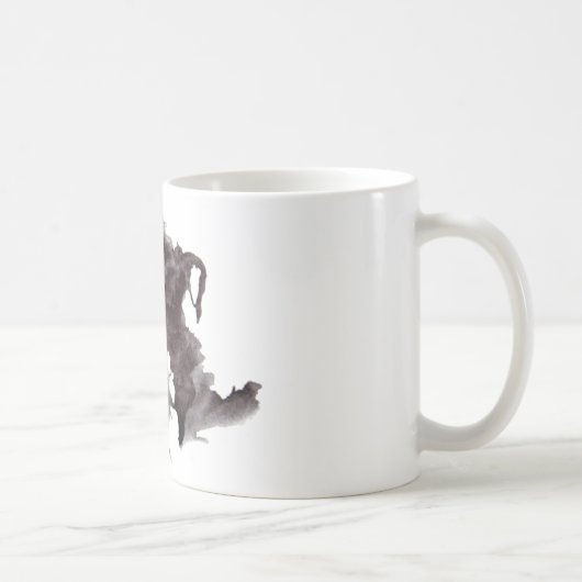 Rorschachのしみ4 コーヒーマグカップ (右)
