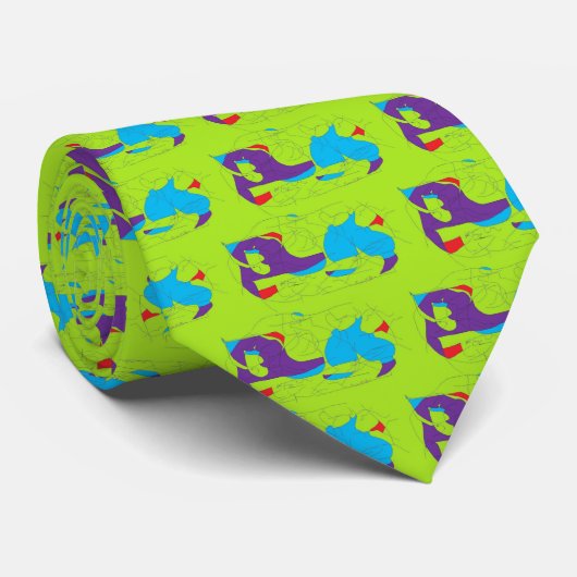 Rorschachのタイ ネクタイ (ロール)