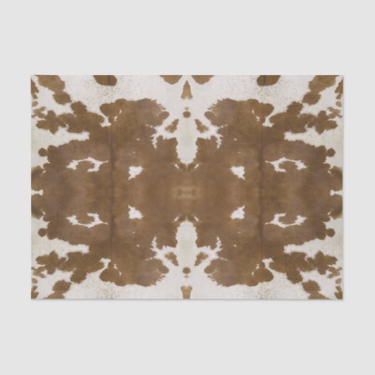 Rorschachの革靴のDecoupageのティッシュシート 薄葉紙 (正面)