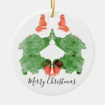 RorschachのInkblotのサンタの小妖精や小人