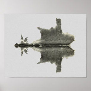 RorschachのInkblotテストおもしろいの芸術 ポスター