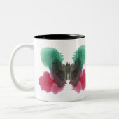 RorschachのInkblotテスト。 私を熱狂する電話しないで下さい ツートーンマグカップ (左)