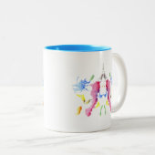 RorschachのInkblot第10 ツートーンマグカップ (正面右)