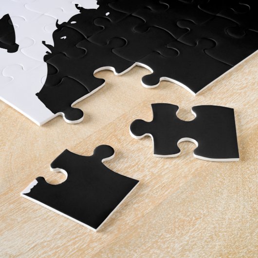 RorschachのInkblot ジグソーパズル (側面)