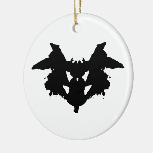 RorschachのInkblot セラミックオーナメント (左)