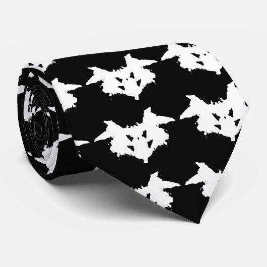 RorschachのInkblot ネクタイ (ロール)