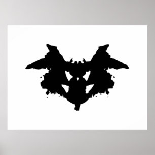 RorschachのInkblot ポスター