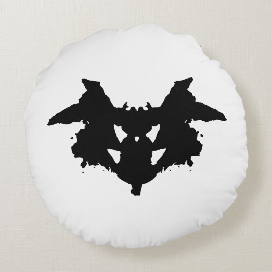 RorschachのInkblot ラウンドクッション (裏面)