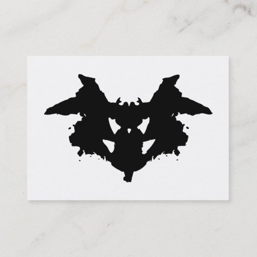 RorschachのInkblot 名刺 (裏面)