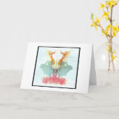 RorschachのInkblot 9.0 カード (黄色い花)