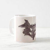 Rorschachテストインクしみのプレート1のこうもり、ガ コーヒーマグカップ (正面左)