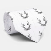 Rorschachテストインクしみのプレート7の頭部の顔 ネクタイ (ロール)