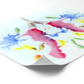 Rorschachテストインクブロッツプレート10 ポスター (角)