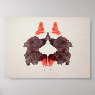 Rorschachテストインクブロッツプレート2 ポスター