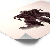 Rorschachテストインクブロッツプレート4 ポスター (角)