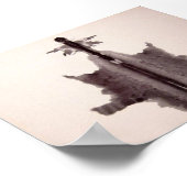 Rorschachテストインクブロッツプレート6 ポスター (角)