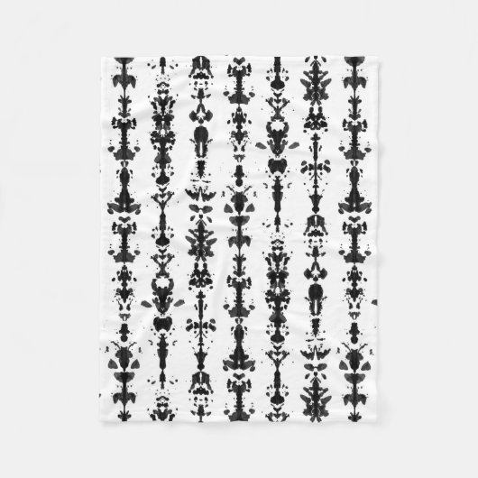 Rorschachテスト フリースブランケット (正面)