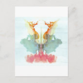 Rorschach試験インクブロッツプレート9人 ポストカード (正面)